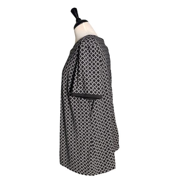 ANNE KLEIN Button-Up Back Blouse Top Women’s Short Sleeves 0X - Picture 3 of 5